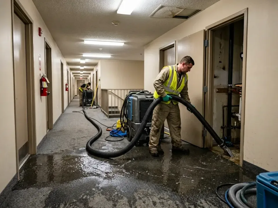 multi-unit-apartment-hallway-f-005 — frequently asked questions, Emergency Burst Pipe Water Extraction & Removal in San Tan…